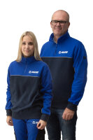 MAPEI Unisex Sweatshirt mit Reißverschlusskragen